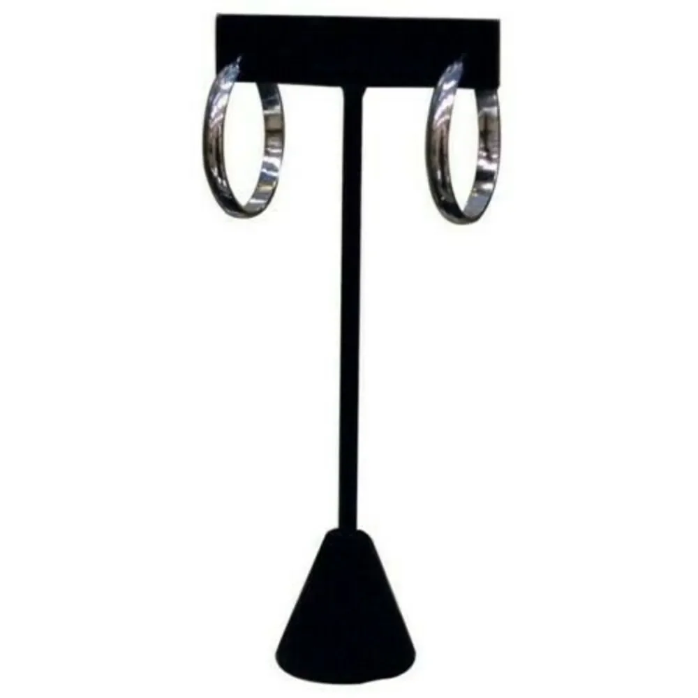 Black Velvet Earring T Stand Showcase Display 5.57